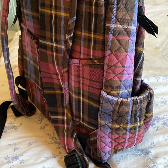 Vera Bradley Campus Backpack in Cozy Plaid NWT - Picture 8 of 14